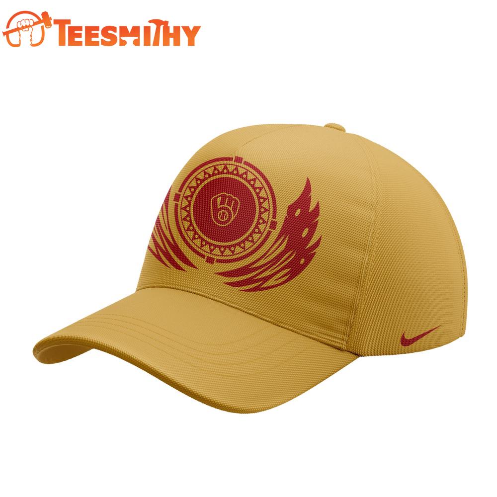 Milwaukee Brewers Native American Heritage Month 2025 Baseball Cap Milwaukee Brewers Native American Heritage Month 2025 Baseball Cap