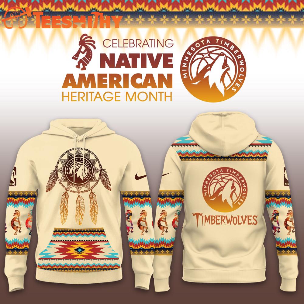 Minnesota Timberwolves NBA Native American Heritage Limited Edition Hoodie Shirt