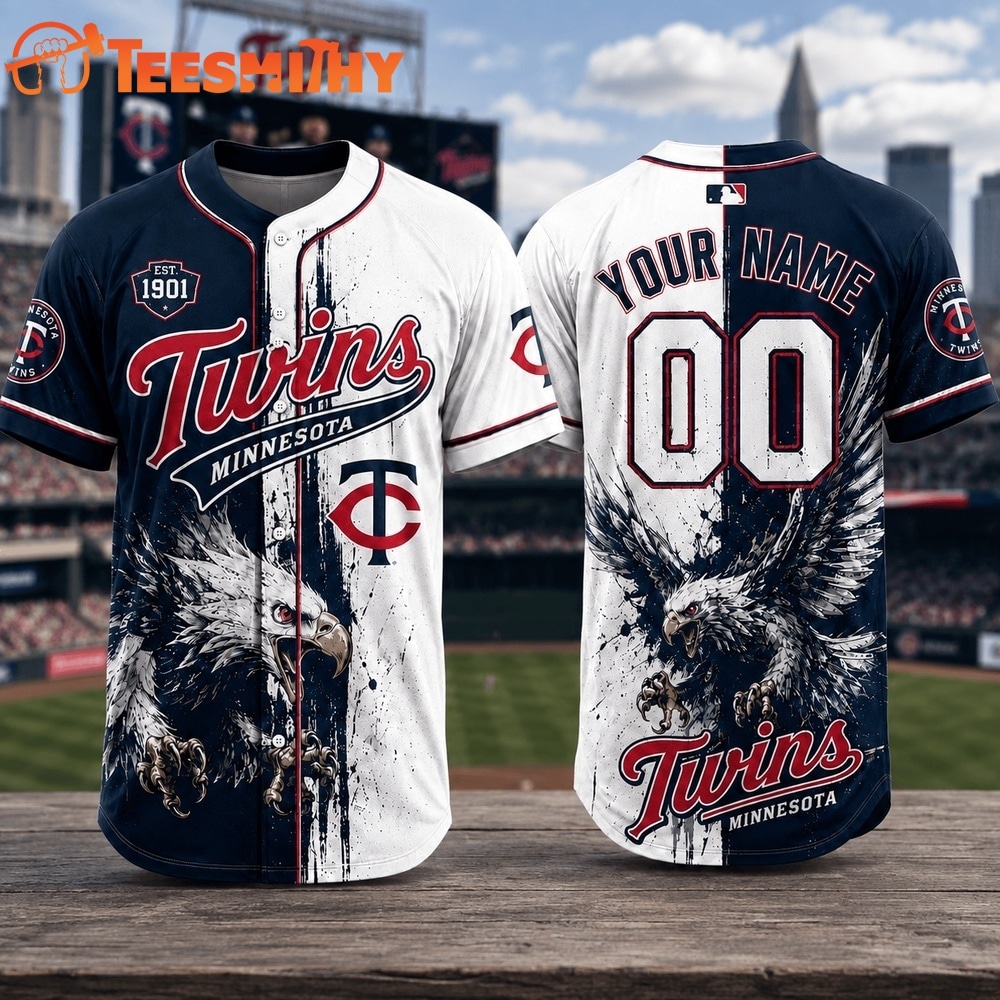 Minnesota Twins 2026 MLB Eagle America Personalized Baseball Jersey