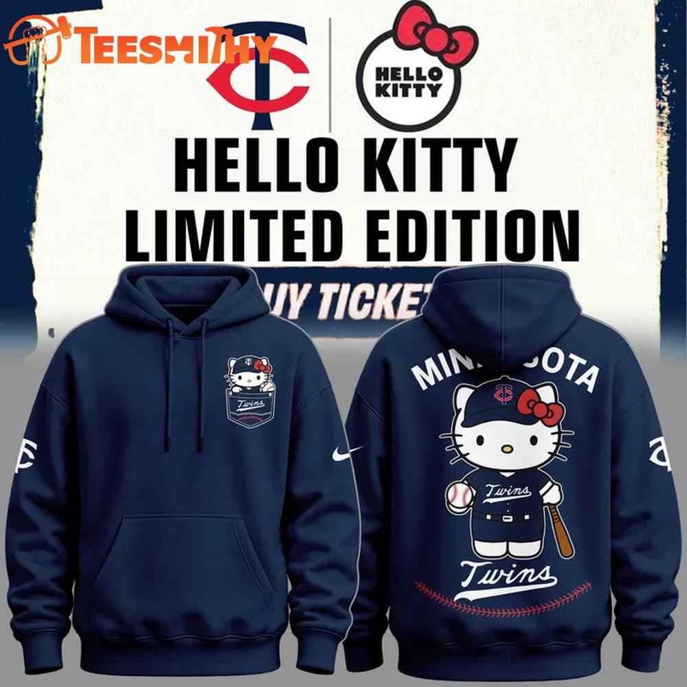 Minnesota Twins x Hello Kitty Night Special New 2026 Hoodie
