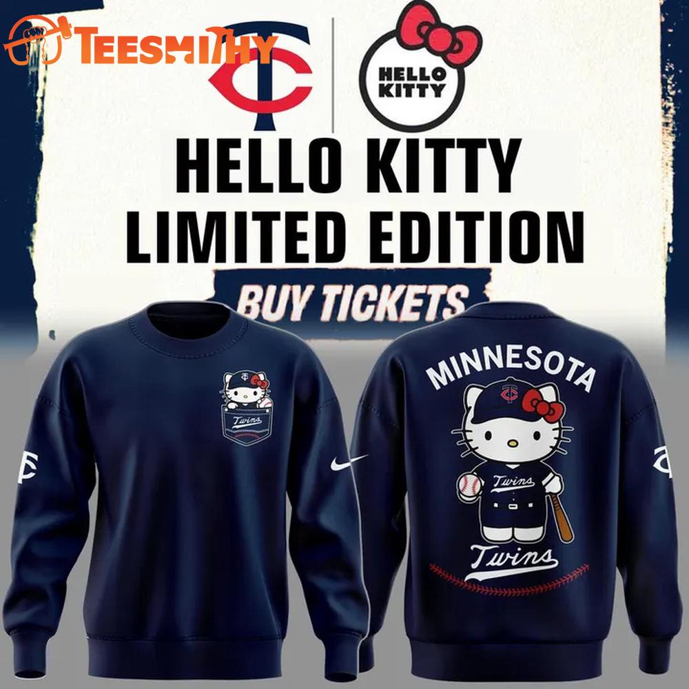 Minnesota Twins x Hello Kitty Night Special New 2026 Sweatshirt