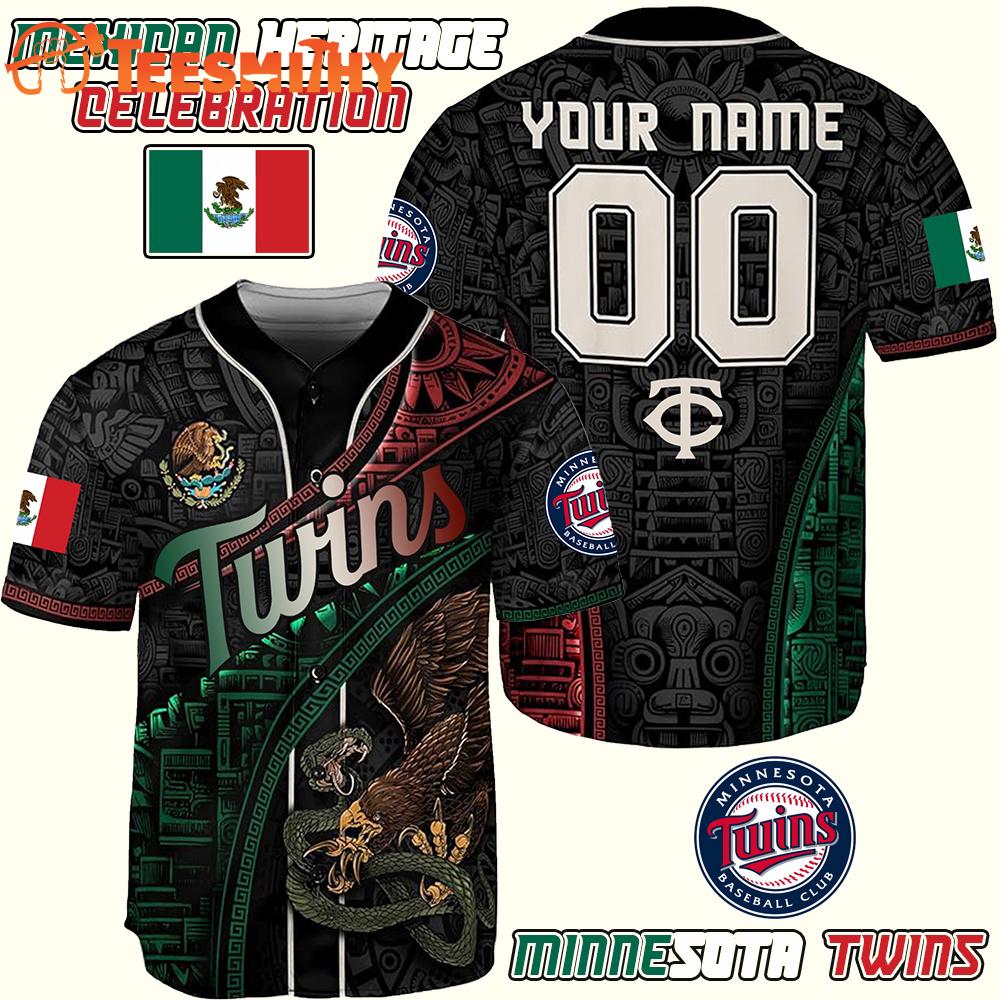 Minnesota Twins x Mexican Heritage Celebration Custom Baseball Jersey