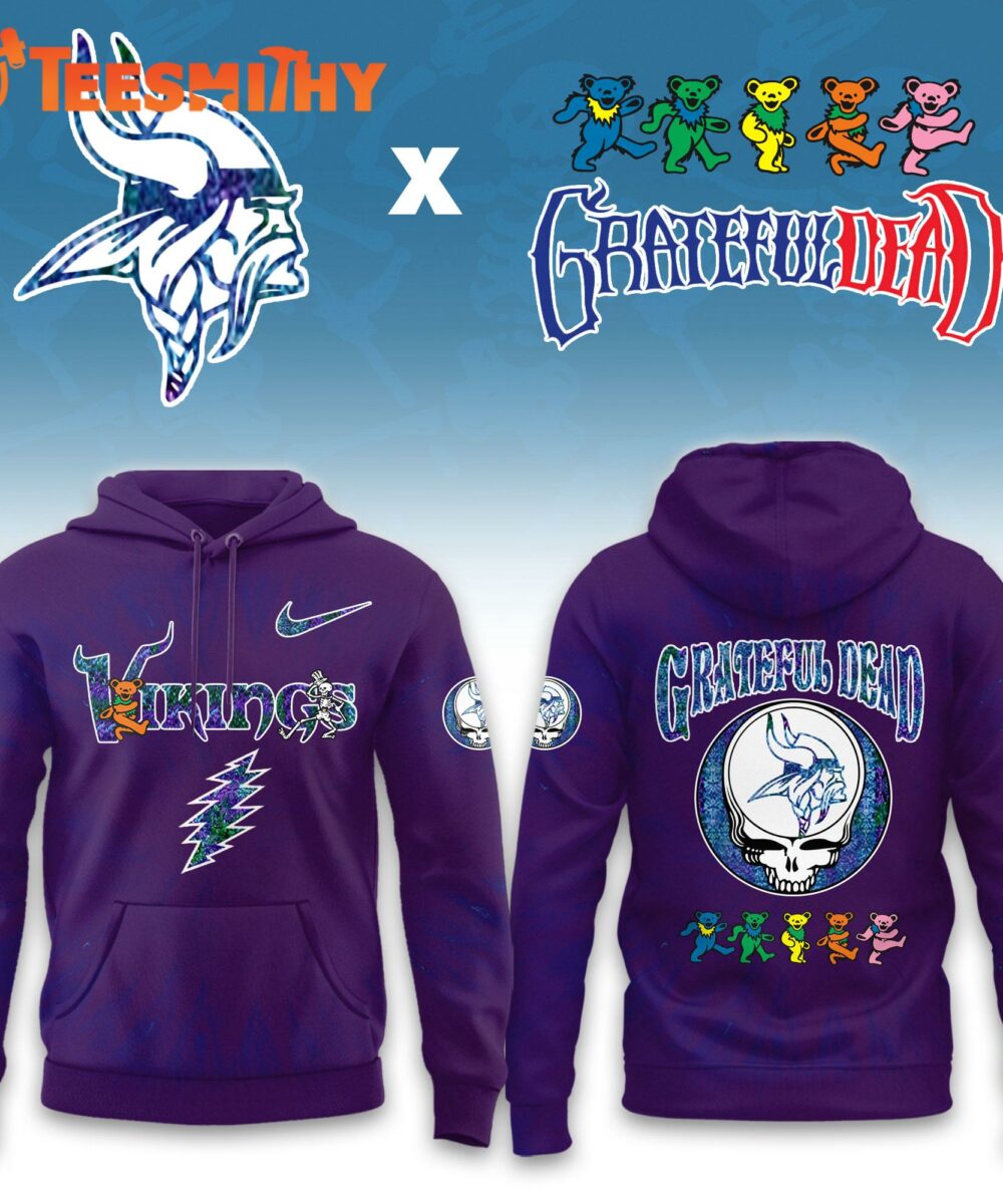 Minnesota Vikings 2026 NFL Grateful Dead Limited Hoodie Shirt