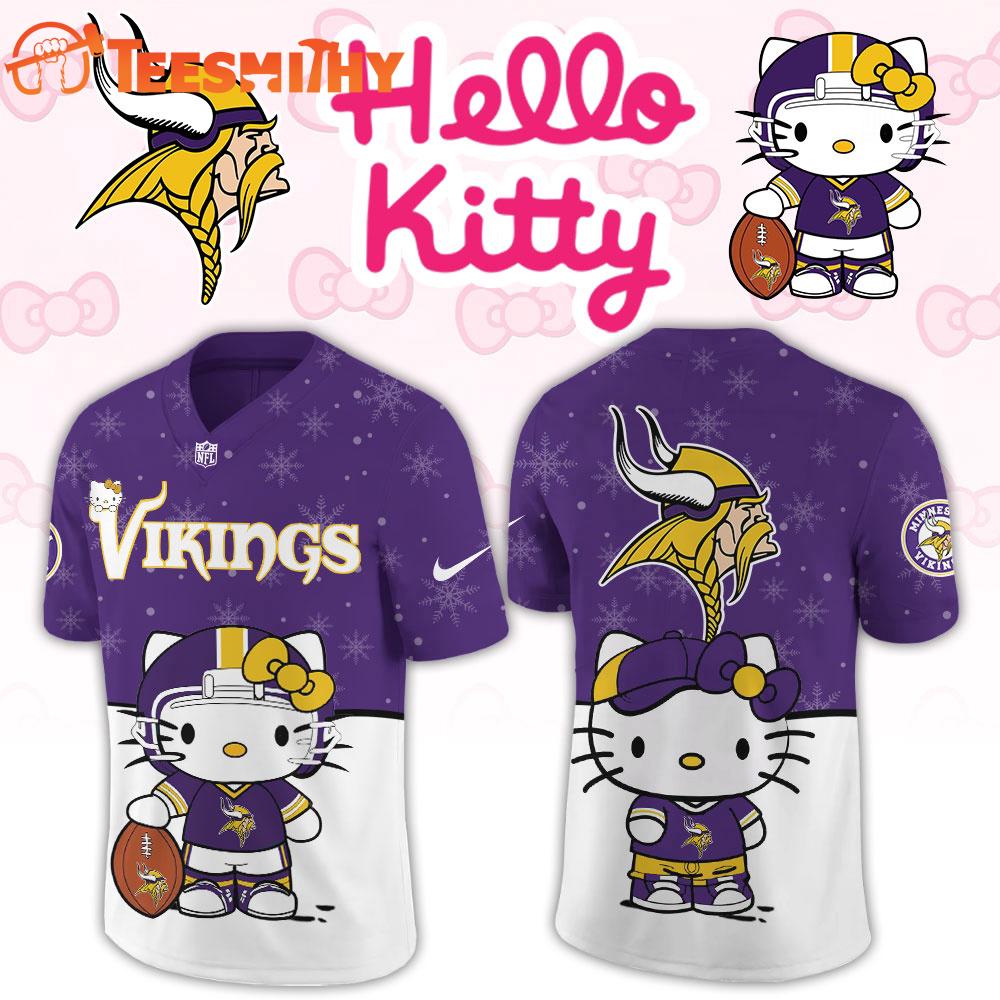 Minnesota Vikings 2026 NFL Hello Kitty Limited New Football Jersey