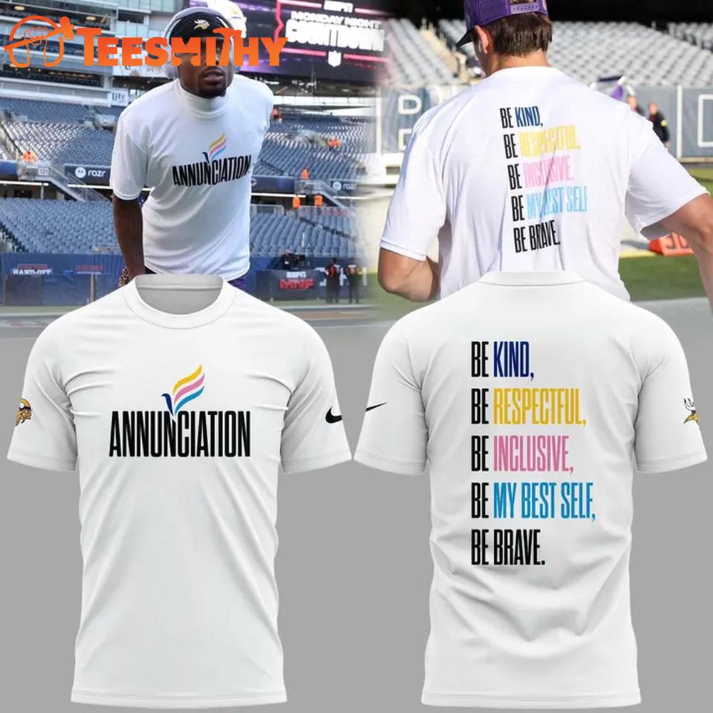 Minnesota Vikings ANNUNCIATION 2025 3D Shirt Minnesota Vikings ANNUNCIATION 2025 3D Shirt