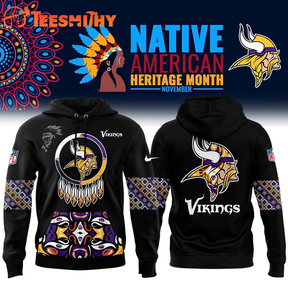 Minnesota Vikings Native American Heritage Month Premium Hoodie Shirt Minnesota Vikings Native American Heritage Month Premium Hoodie Shirt