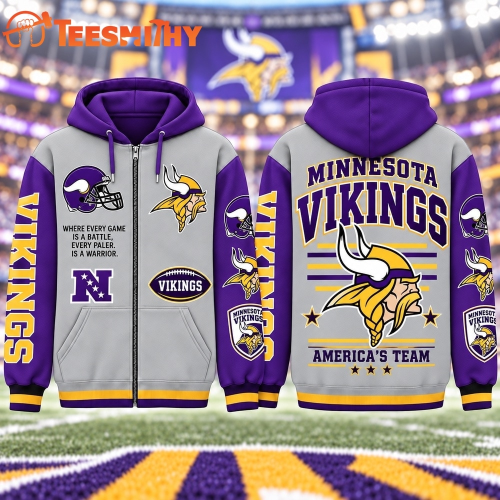 Minnesota Vikings NFL Gridiron Heritage Zip Hoodie