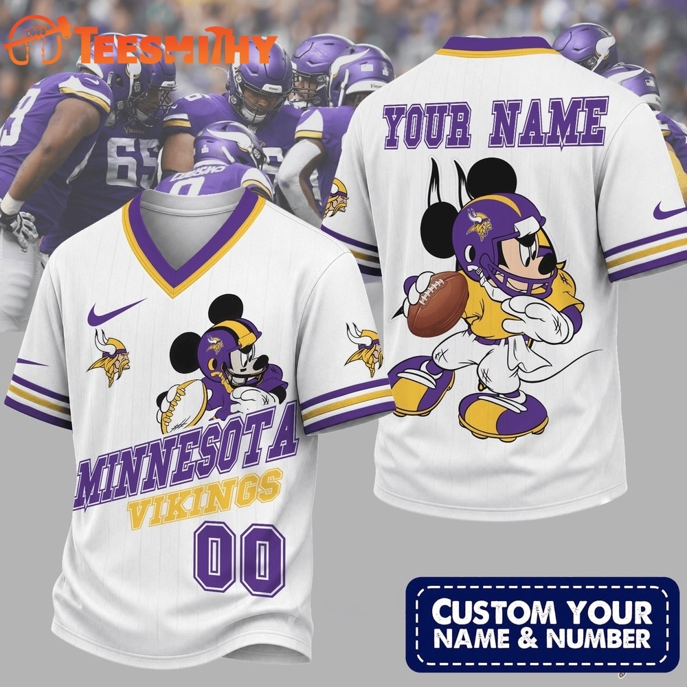 Minnesota Vikings NFL Mickey Quarterback Football Jersey