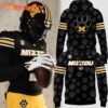 Missouri Tigers Football Dark Mode Mizzou Wordmark Uniform Hoodie