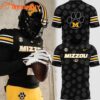 Missouri Tigers Football Dark Mode Mizzou Wordmark Uniform T Shirt