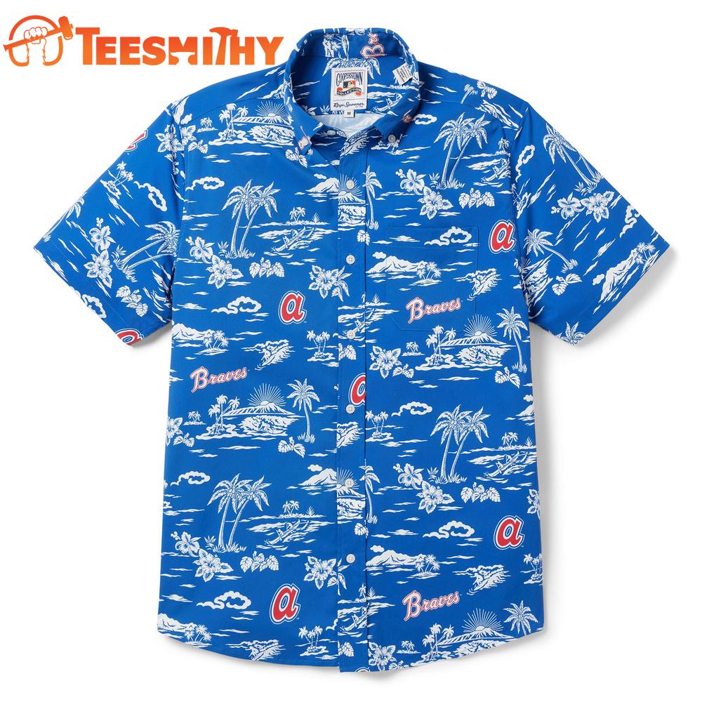 MLB Atlanta Braves Cooperstown Performance New Design Hawaiian Shirt