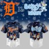 MLB Detroit Tigers Baseball Bluey Night 2025 Jersey Shirt