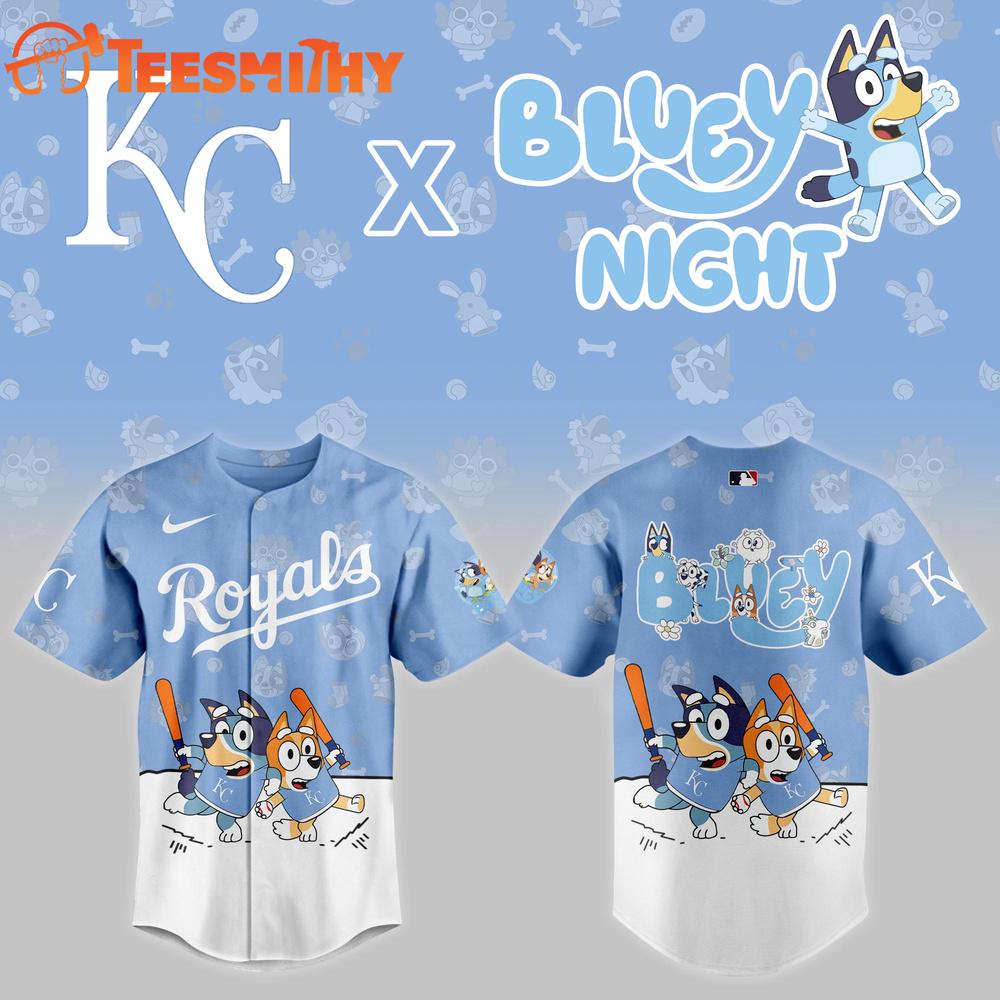 MLB Kansas City Royals Baseball Bluey Night 2025 Jersey Shirt