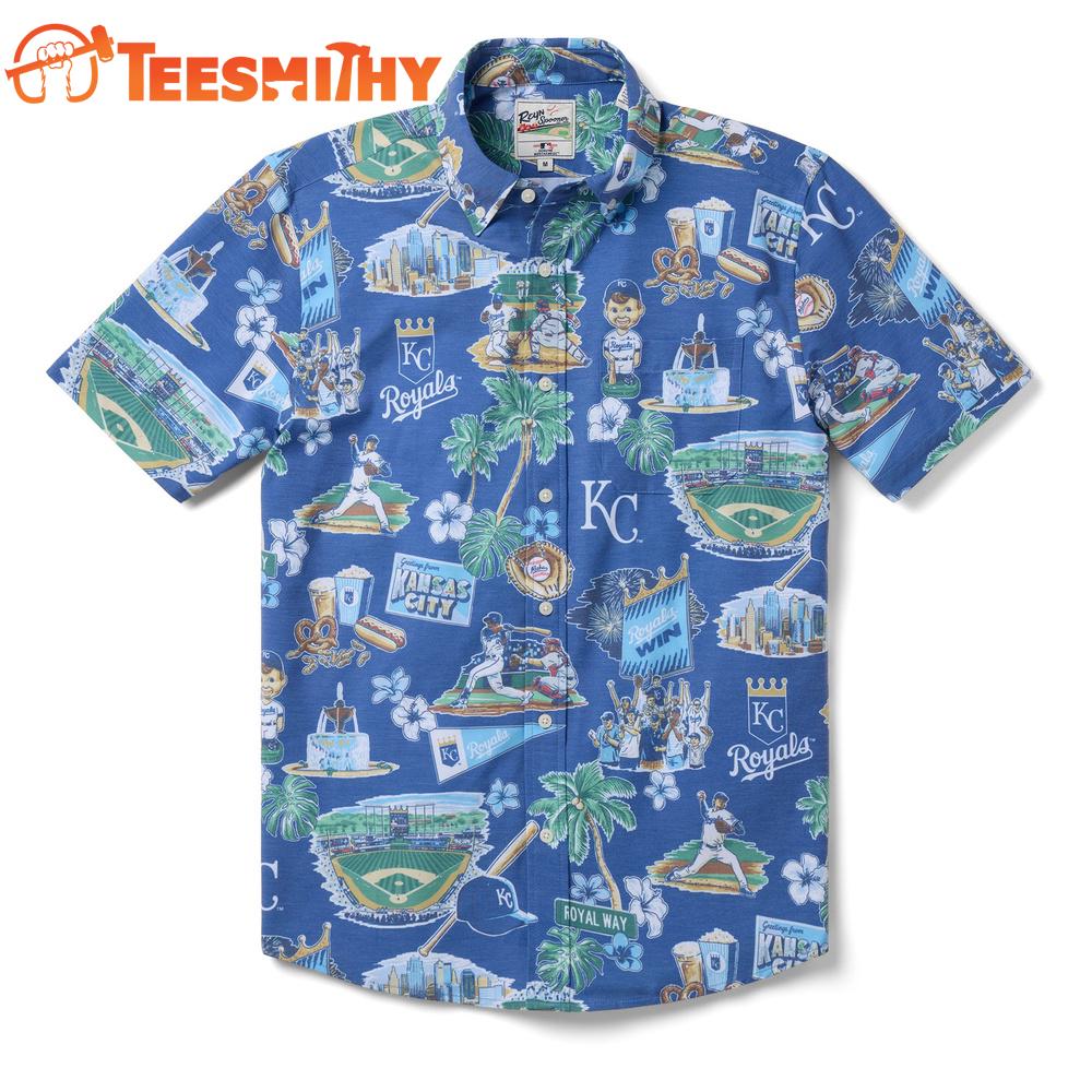 MLB Kansas City Royals Scenic Performance New Design Hawaiian Shirt