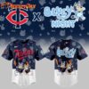 MLB Minnesota Twins Baseball Bluey Night 2025 Jersey Shirt