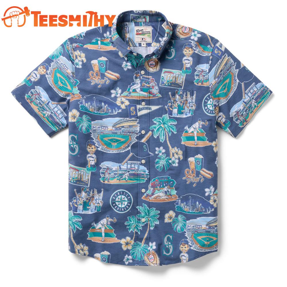 MLB Seattle Mariners Scenic Performance New Design Hawaiian Shirt