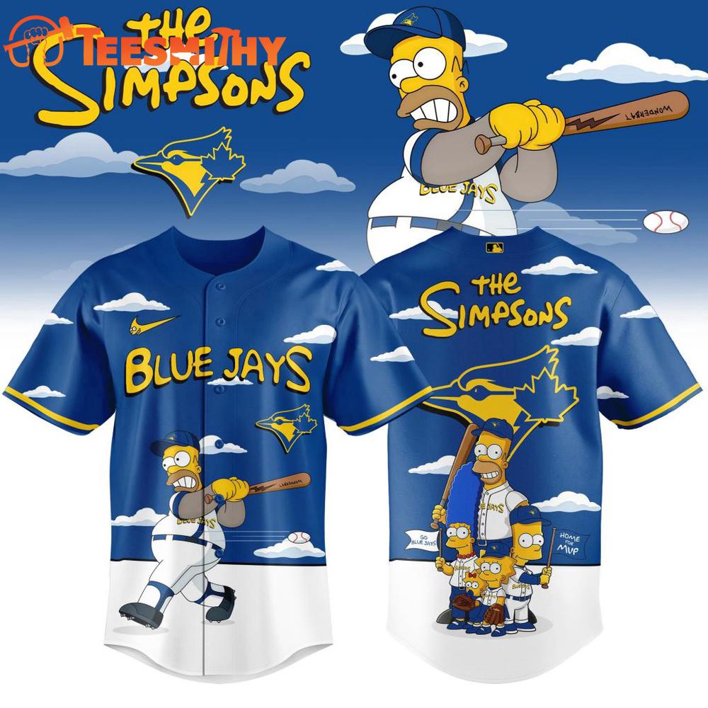MLB Toronto Blue Jays The Simpsons Special New Baseball Jersey