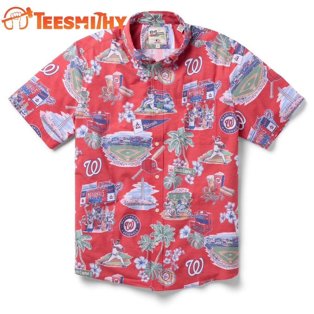 MLB Washington Nationals Scenic Performance New Design Hawaiian Shirt