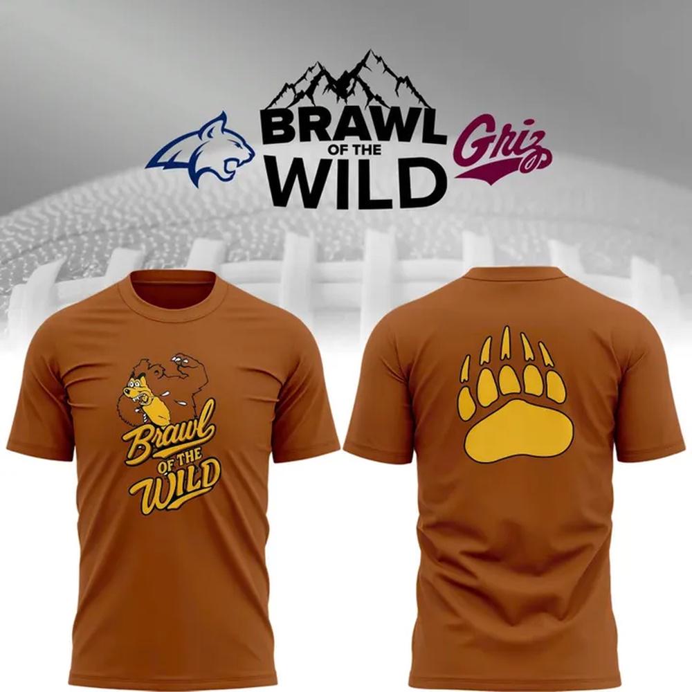 Montana Grizzlies BRAWL OF THE WILD 2025 Limited Edition T Shirt