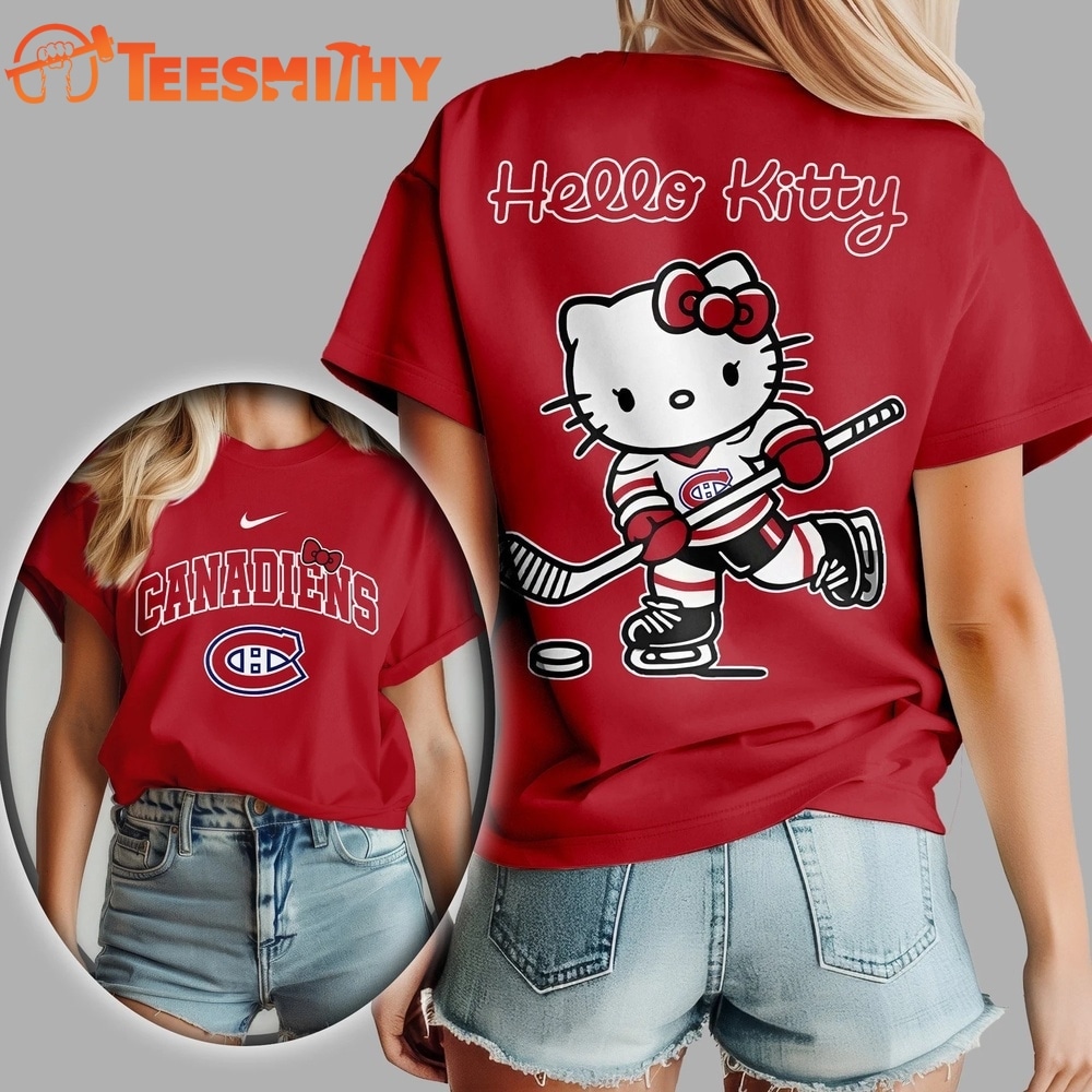 Montreal Canadiens NHL x Hello Kitty Unisex 3D Shirt