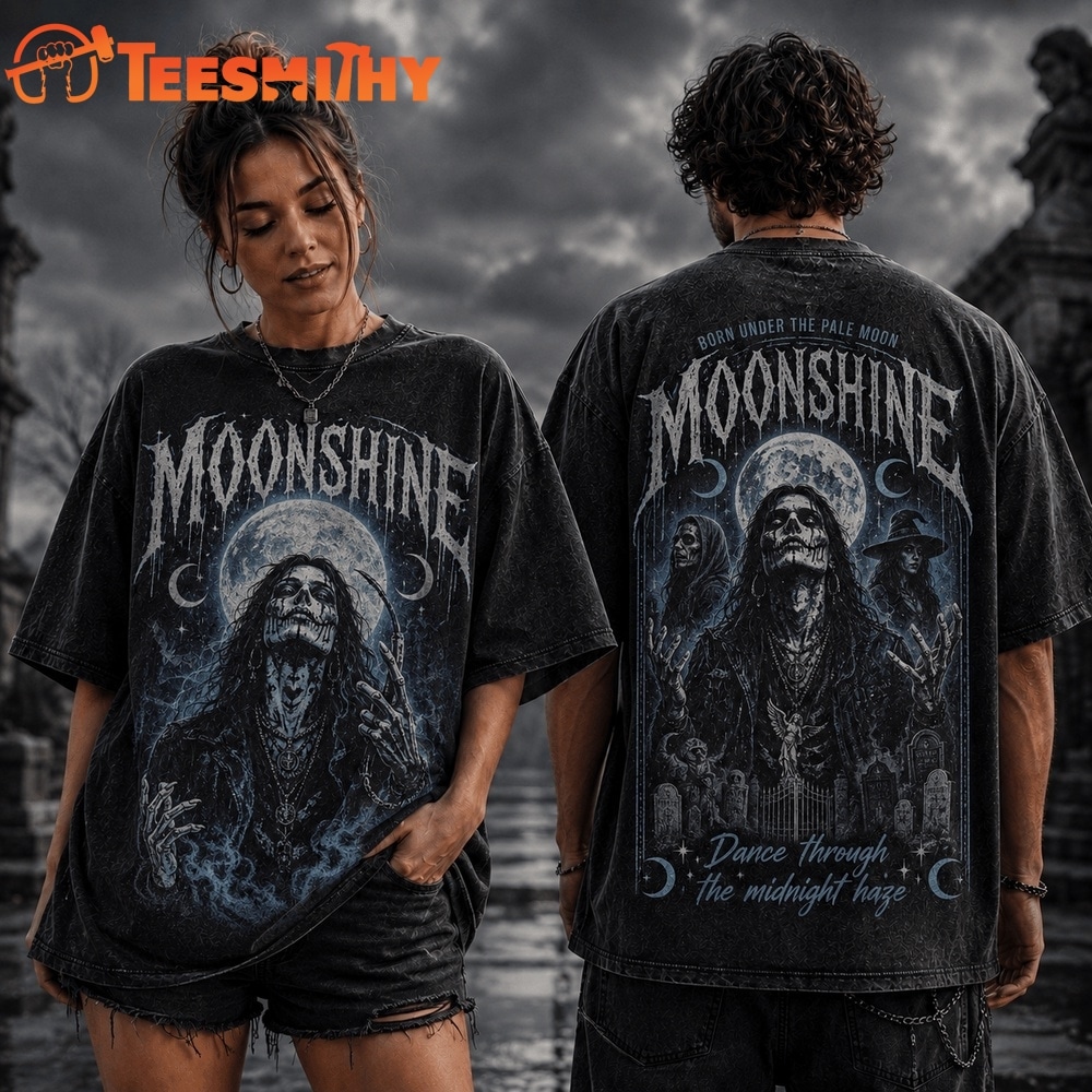 Moonshine, Born Under The Pale Moon, Dance Through The Midnight Haze 3D Shirt