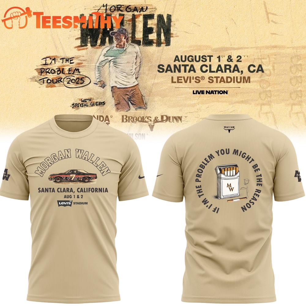 Morgan Wallen I’m the Problem Tour 2025 California T Shirt