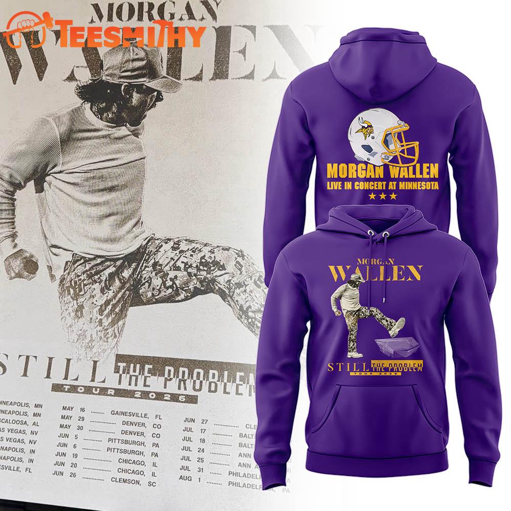 Morgan Wallen Live in Concert At Minnesota New Design Hoodie