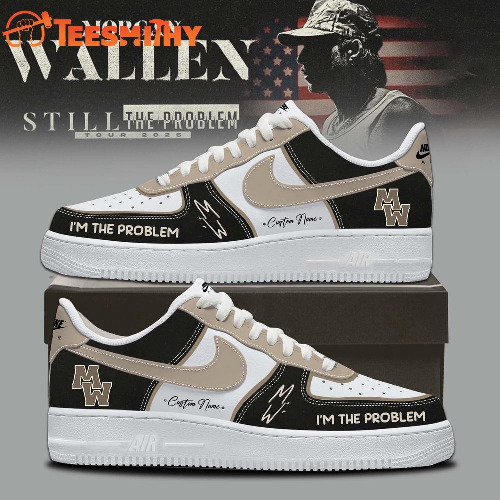 Morgan Wallen Still The Problem Tour 2026 Signature Air Force 1 Shoes