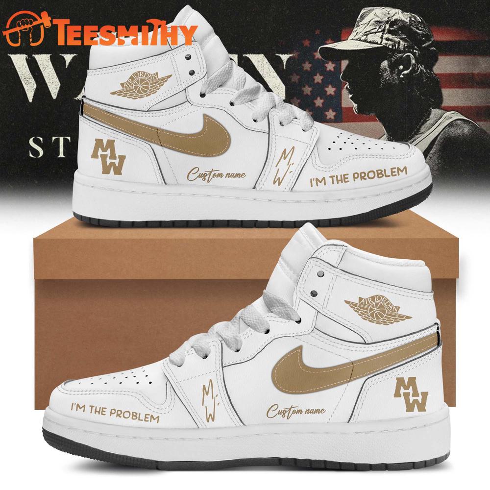 Morgan Wallen Still The Problem Tour 2026 Signature Air Jordan 1 Shoes