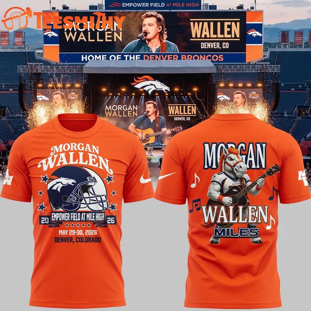 Morgan Wallen x Denver Broncos Still The Problem Tour 2026 Mascot Edition T Shirt