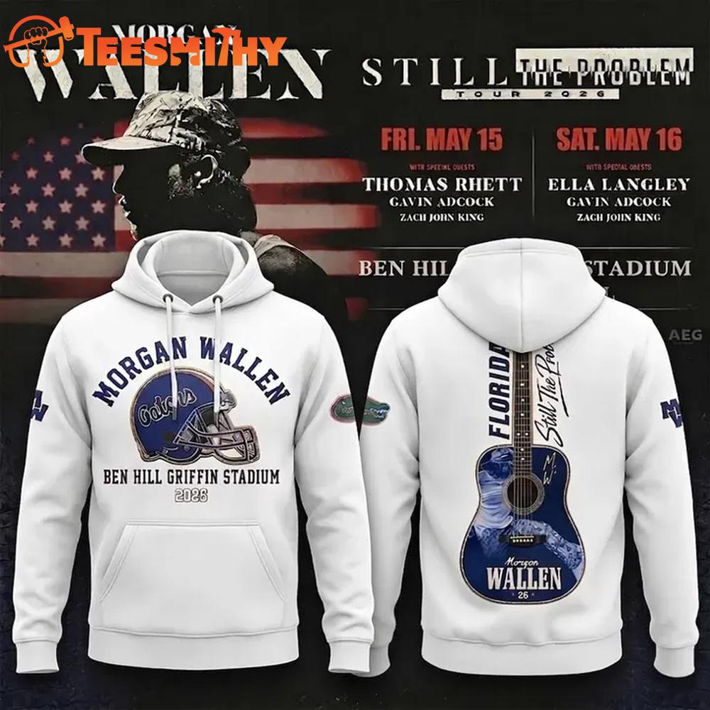 Morgan Wallen x Florida Gators Football 2026 Tour Special New Hoodie