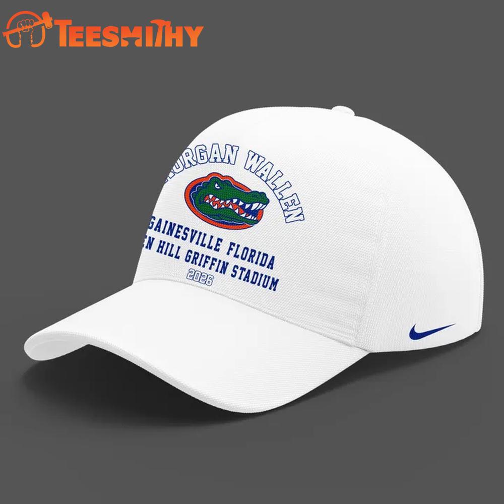 Morgan Wallen x Florida Gators Football 2026 Tour White Classic Cap