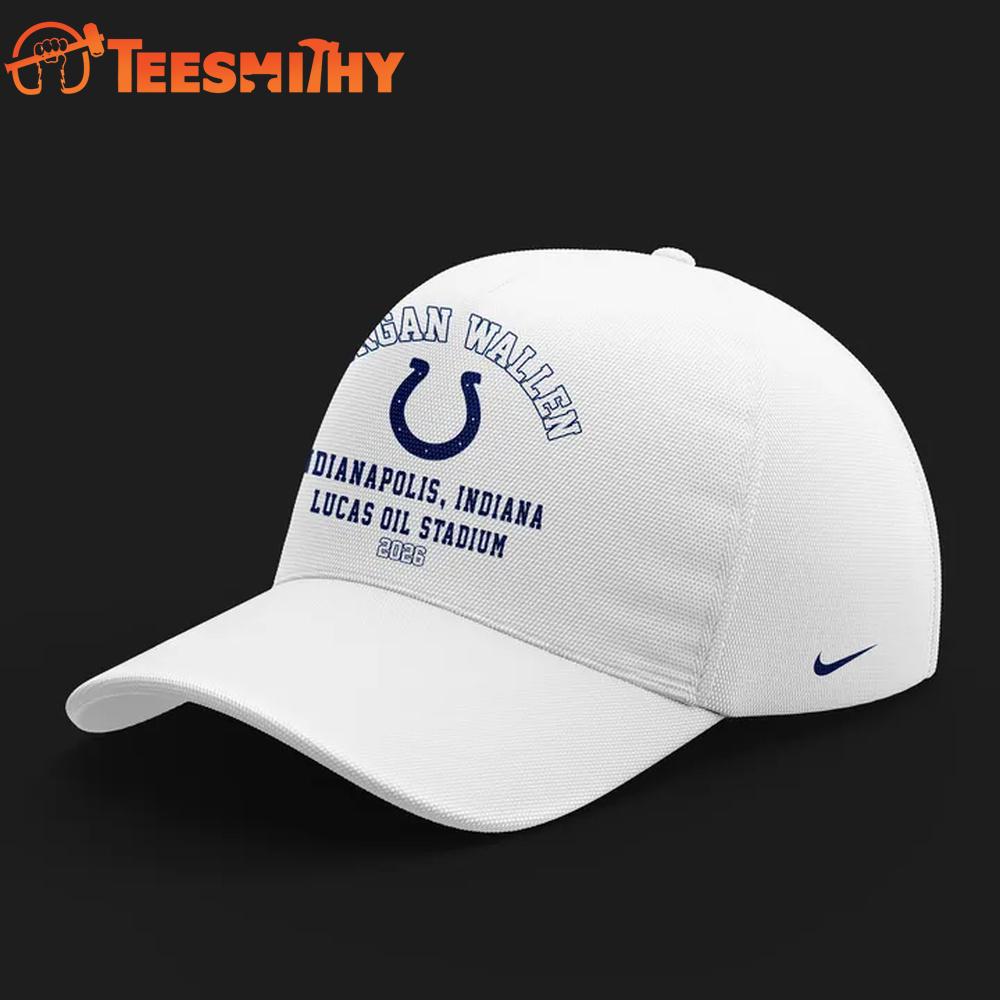 Morgan Wallen x Indianapolis Colts Still The Problem Tour 2026 White Cap