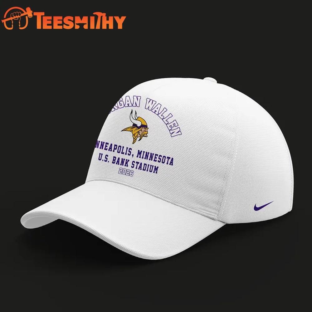 Morgan Wallen x Minnesota Vikings 2026 Limited White Cap