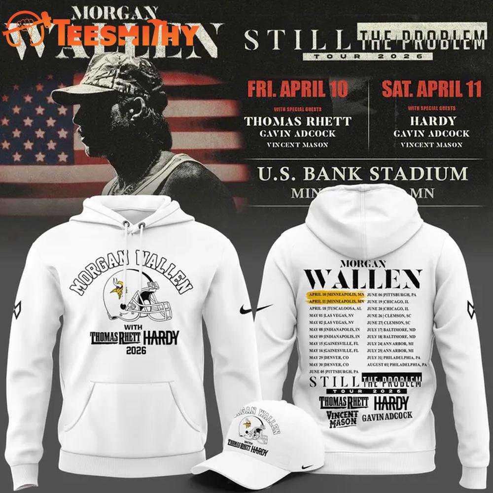 Morgan Wallen x Minnesota Vikings Special New 2026 Limited Edition Hoodie Shirt