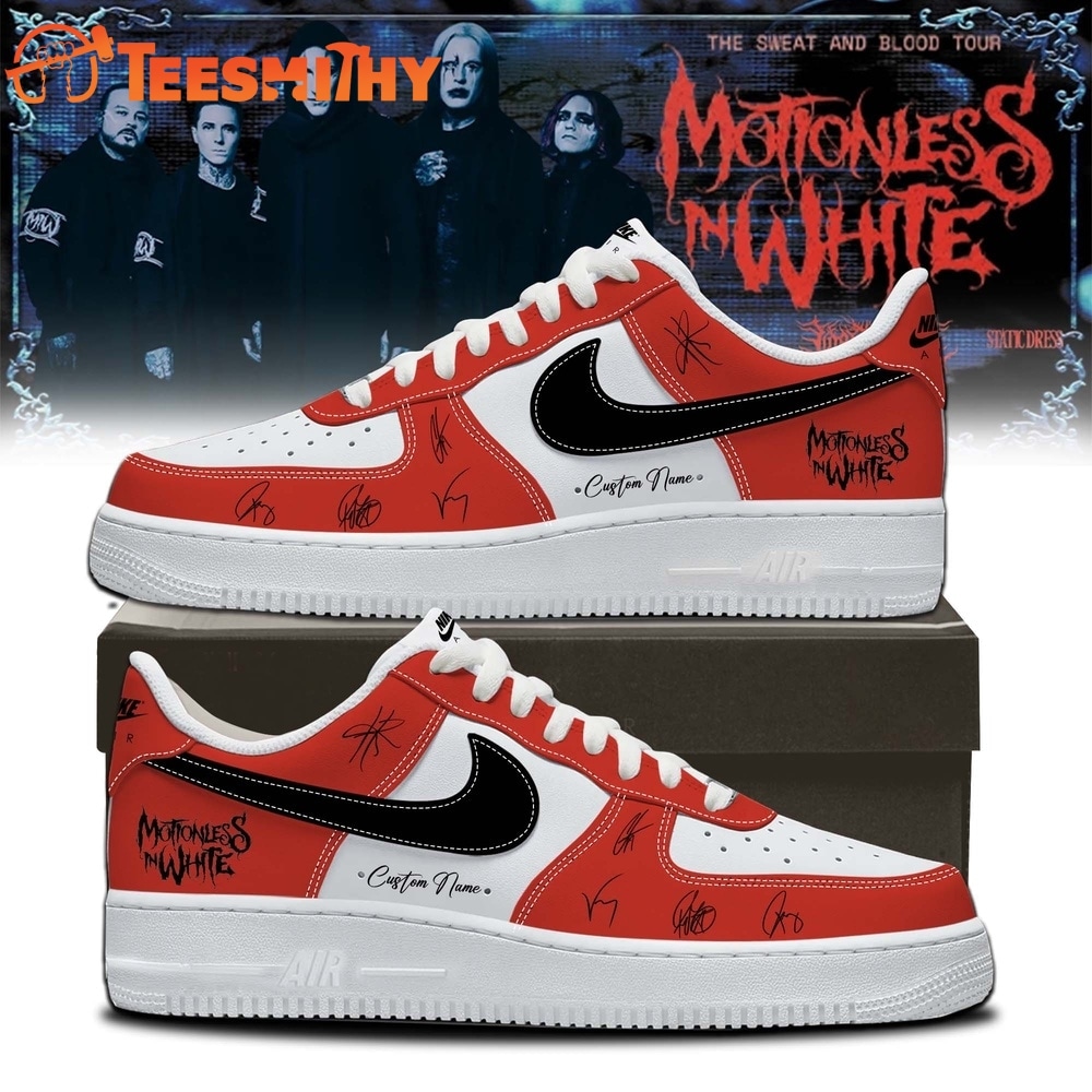 Motionless In White Signed Decades 2026 Air Force 1 Shoes