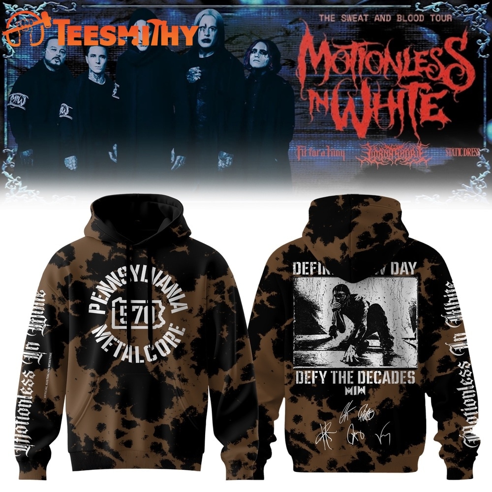 Motionless In White Signed Decades 2026 Hoodie