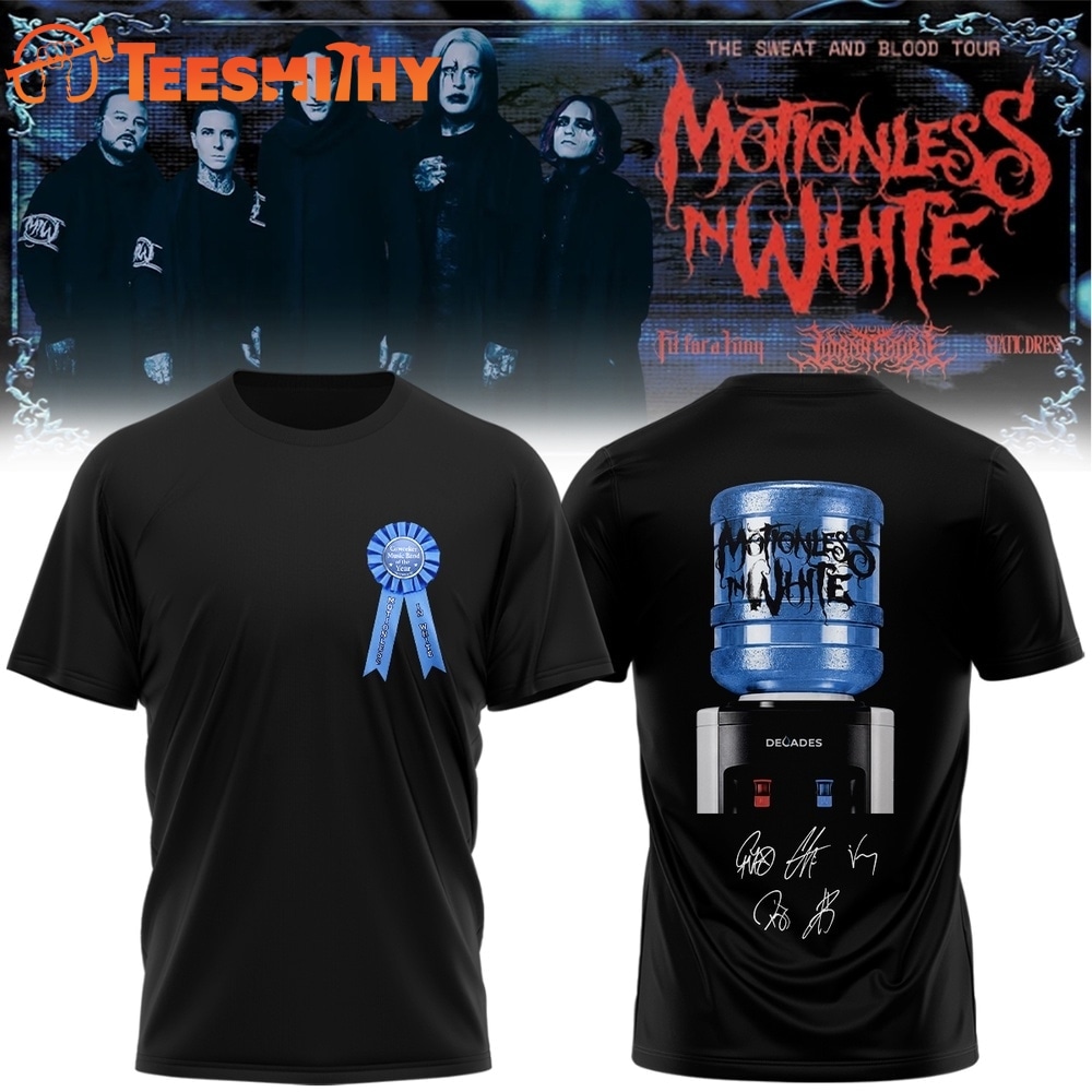 Motionless In White Signed Decades 2026 T Shirt