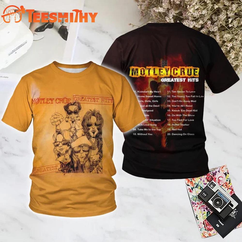 Motley Crue Greatest Hits All Over Print T Shirt