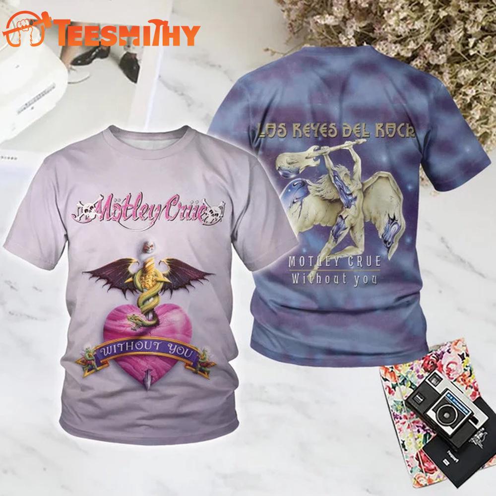 Motley Crue Without You All Over Print T Shirt