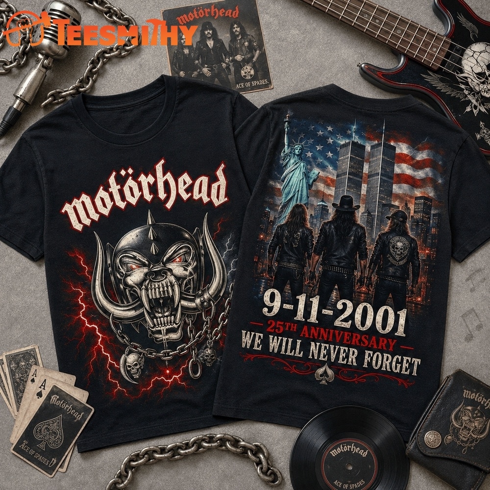 Motörhead 911 Memorial 25th Anniversary 3D Shirt