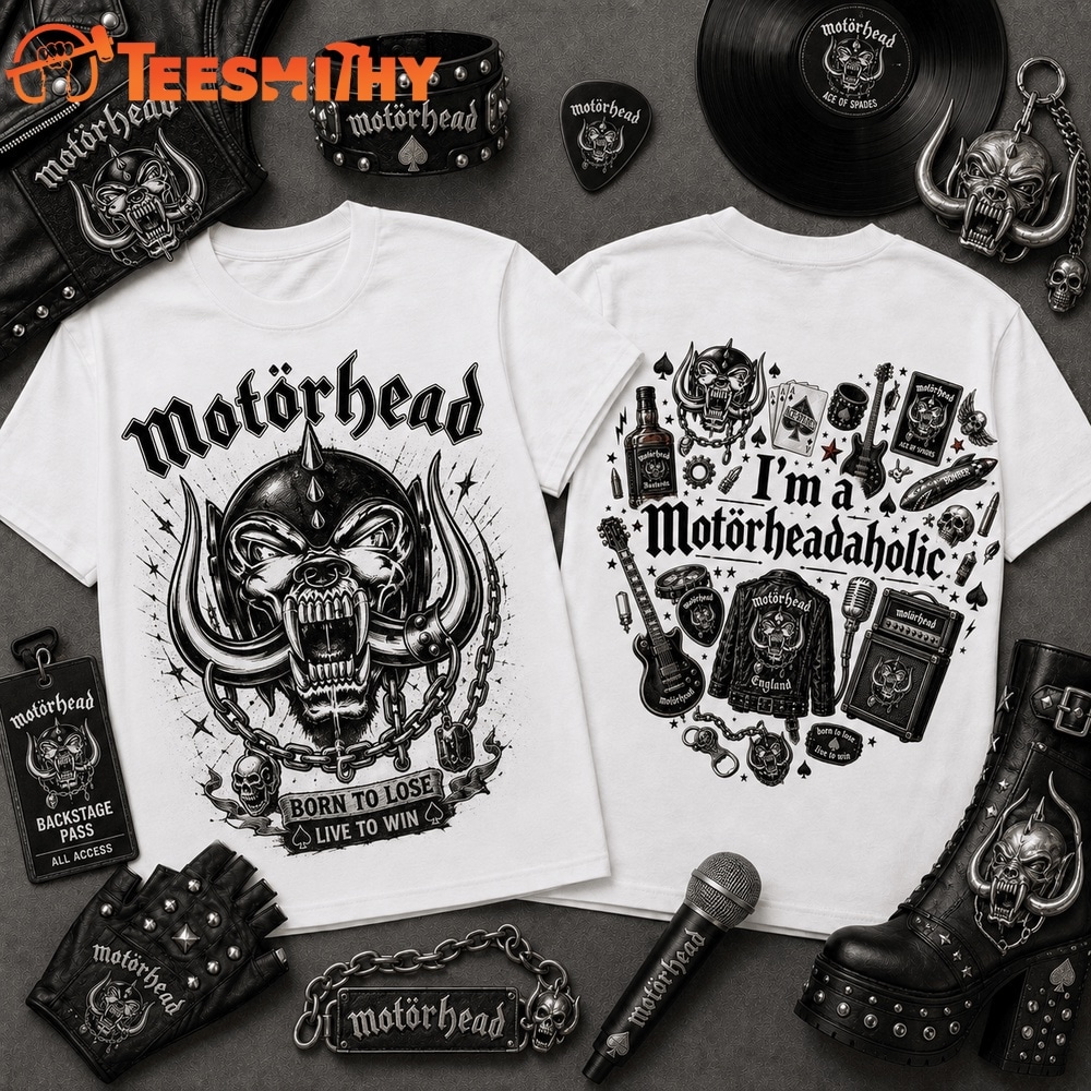 Motörhead I’m a Motorheadaholic Born to Lose Vintage 3D Shirt