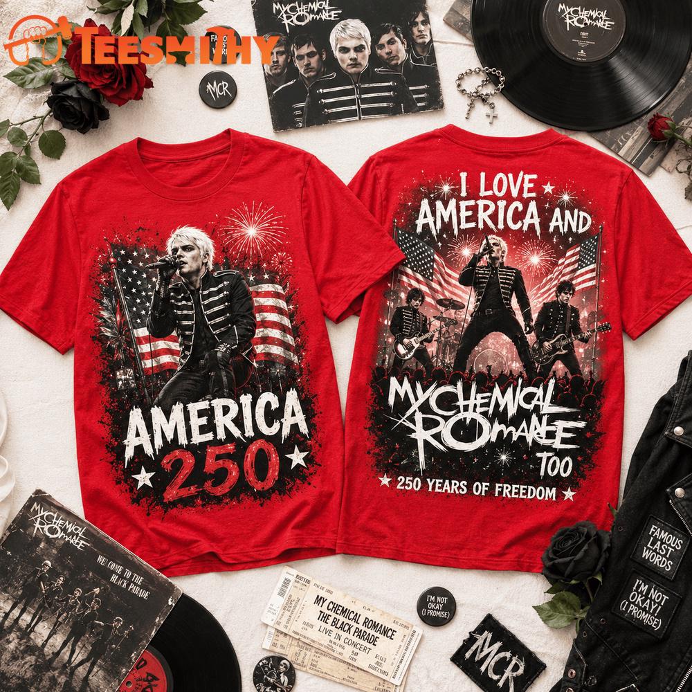 My Chemical Romance 250 Years Of Freedom Unisex 3D Shirt