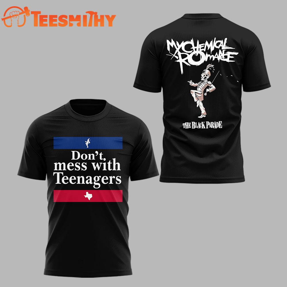 My Chemical Romance Long Live The Black Parade Tour 2025 TX Black Shirt