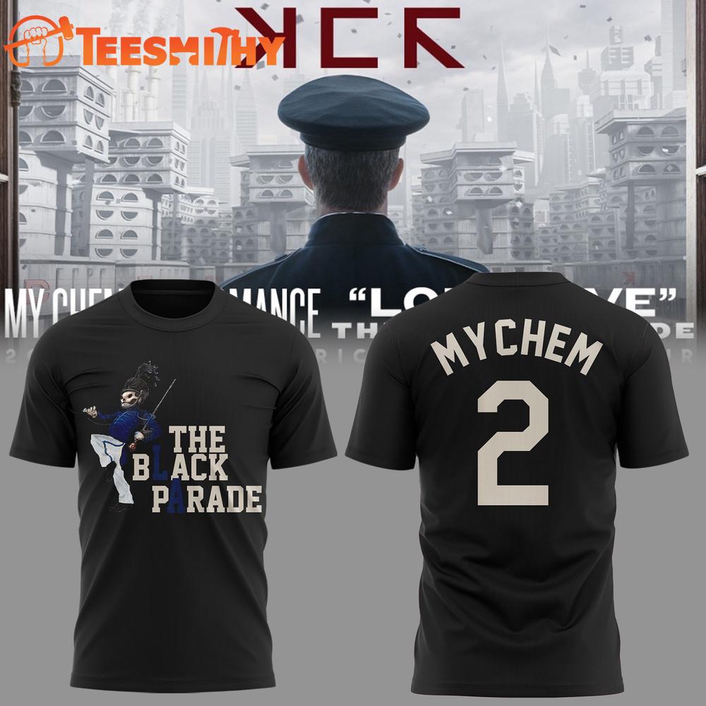 My Chemical Romance Long Live The Black Parade Tour 2025 x Los Angeles Dodgers New Shirt