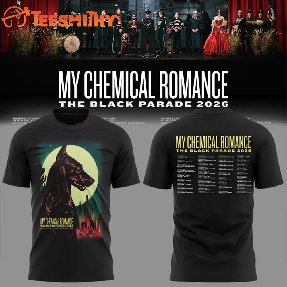 My Chemical Romance The Black Parade 2026 Exclusive Phoenix Event T Shirt