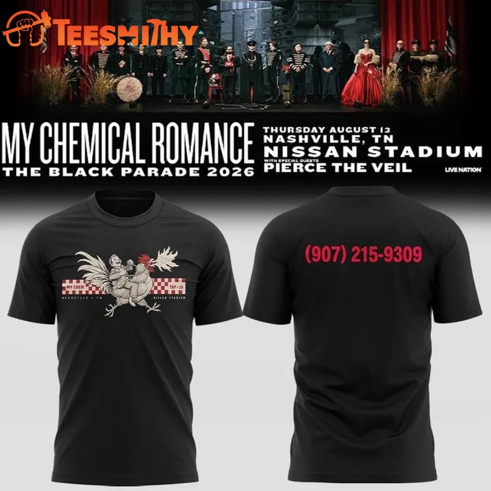 My Chemical Romance The Black Parade 2026 Nashville, TN T Shirt