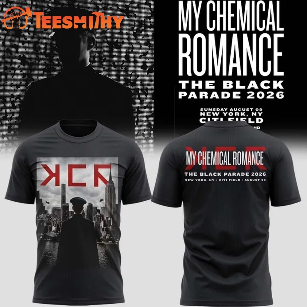 My Chemical Romance The Black Parade 2026 Tour Citi Field New York NY T Shirt
