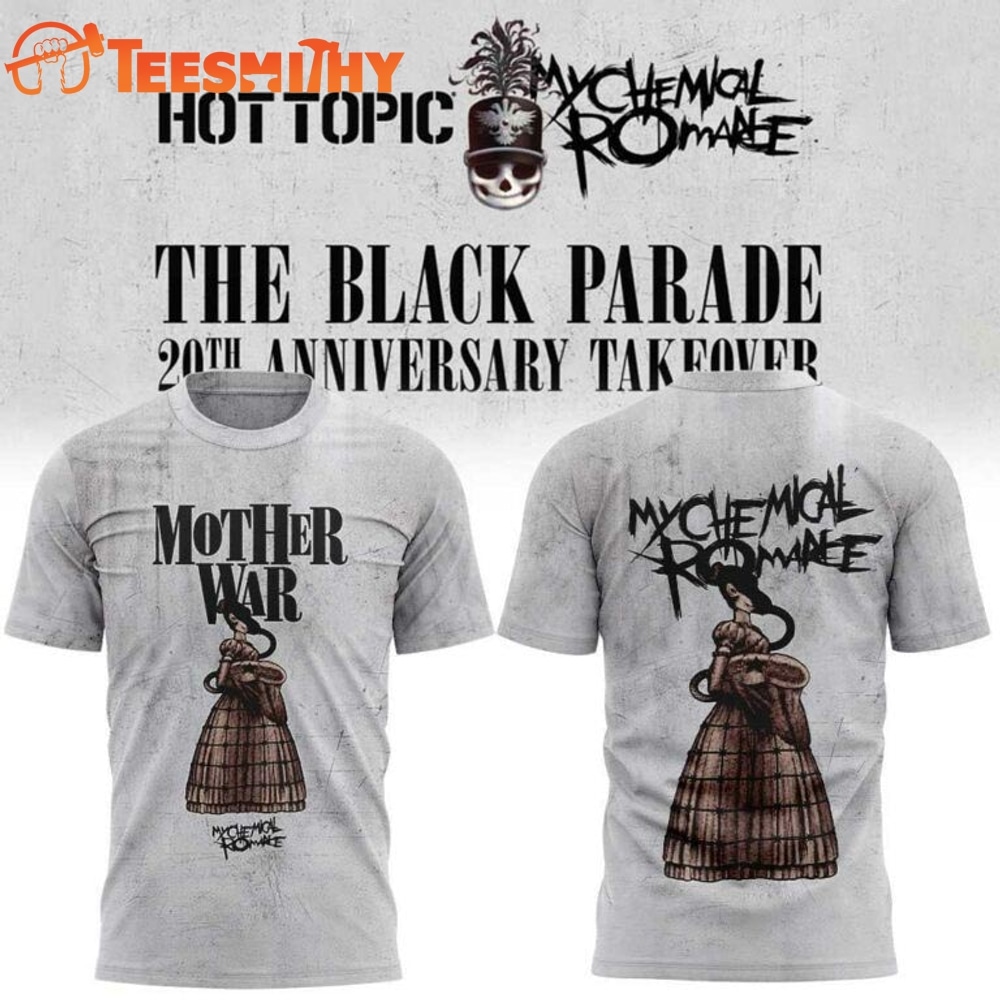My Chemical Romance The Black Parade 20th Anniversary 2026 Graphic Design T Shirt