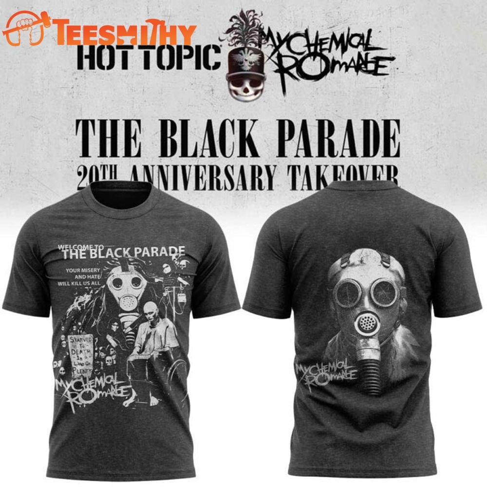 My Chemical Romance The Black Parade 20th Anniversary 2026 Special New T Shirt